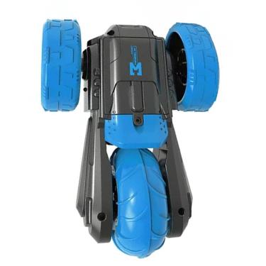 Imagem de Carrinho Controle Remoto Radical Manobra 360 Flip Som Luzes Super Carro Divertido Crianças Aventura