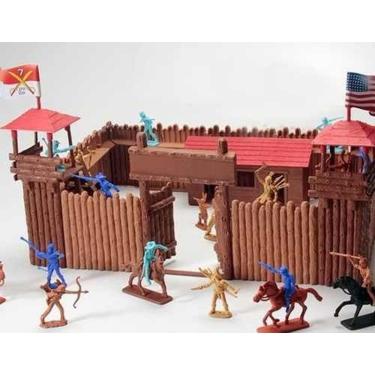 Imagem de Forte Apache Batalha Jr Brinquedos Antigos Bonecos Gulliver