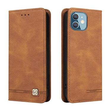 Imagem de FEPULI Capa flip para iPhone 11, capa tipo carteira para iPhone 11 de 6,1 polegadas com [capa interna de TPU à prova de choque] Suporte para cartão de crédito, capa de proteção total para celular
