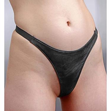Imagem de Strict Leather Tanga de couro com pontas, pequena/média