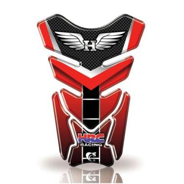 Imagem de Protetor De Tanque Honda Hrc - Cobra Motoparts, Vermelho