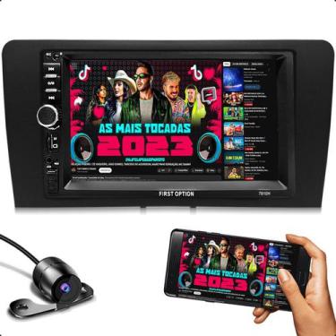 Imagem de Central Multimídia Mp5 2 Din 7 Polegadas Espelhamento Android Ios Blue