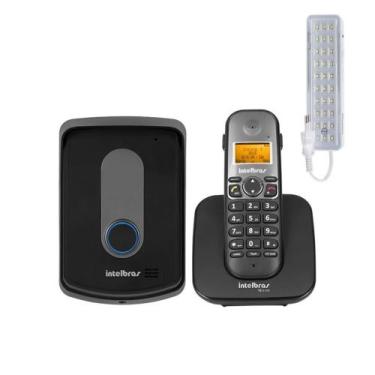 Imagem de Kit Telefone sem fio Intelbras com Ramal Porteiro TIS 5010