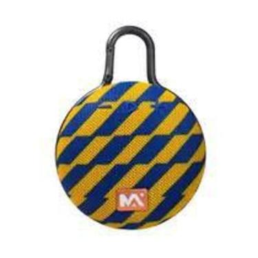 Imagem de Caixa de Som com Rádio Amarelo/Azul FM MAX-503SP - MaxMidia