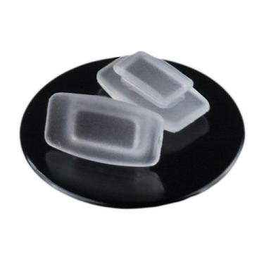 Imagem de 20 Par Plaqueta Silicone Armação Óculos Solar Sol Grau Retangular Cons