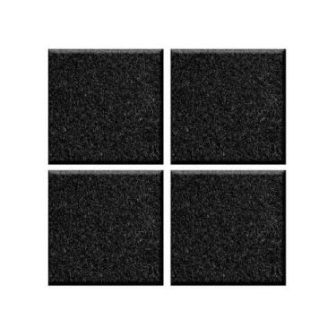Imagem de Kit 4 Protetores de Feltro Cadeiras Portas Quadrado 4cm - Aliança