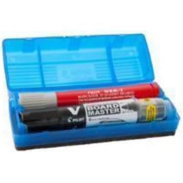 Imagem de Kit 6 Pincel Quadro Branco +12 Refil +Apagador+3Pontas Pilot - Carinon