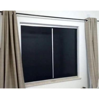Imagem de Adesivo Fosco Blackout Black Out Envelopamento Box Vidro Janela Porta 