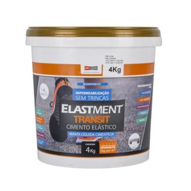 Imagem de Cimento Elástico Transitável Resistente A Transito Cinza - Elastment, 