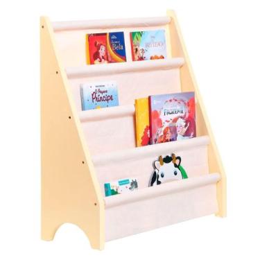 Imagem de Rack Para Livros Infantil, Standbook Montessoriano Amrl - Curumim Kids