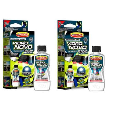 Imagem de  Revitalizador De Vidros Vidro Novo Luxcar Kit 2 Unidades, Incolor, Vi