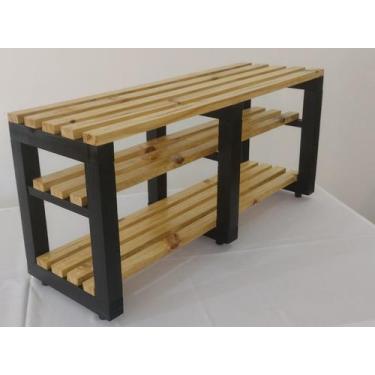 Imagem de Banco Sapateira 90cm - VAG Artesanatos