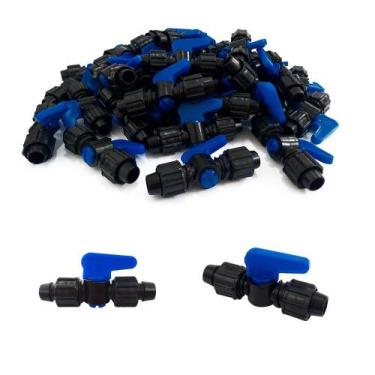 Imagem de Emenda União c/ Registro Rosca - Mangueira PE LBD 16mm 10 Un - Implebr