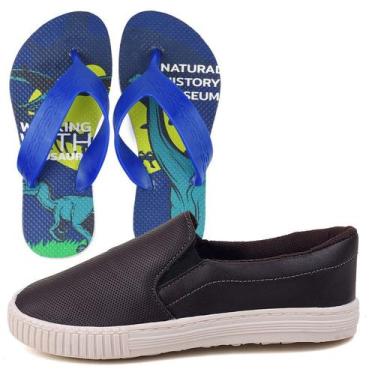 Imagem de Sapatilha Infantil Sapatenis Tenis Calce Facil Casual Social LIGHT + C