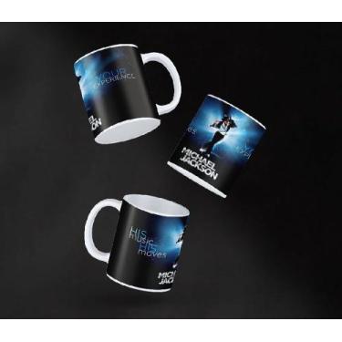 Imagem de Caneca Cerâmica Rock Michael Jackson Mod.02 - Premium