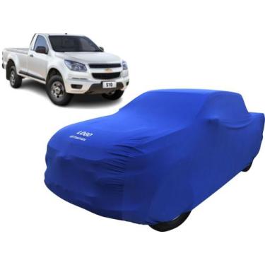 Imagem de Capa Cobrir Proteger Camionete Chevrolet S10 Cabine Simples - Mz, Azul