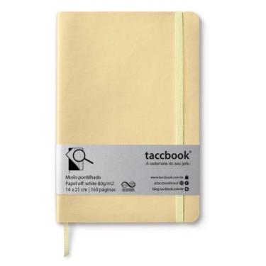 Imagem de Caderno Pontilhado taccbook Amarelo (pastel) 14x21 Flex