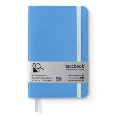 Imagem de Caderneta Sem pauta taccbook Azul centáurea 9x14 Flex
