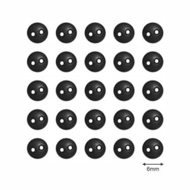 Imagem de Botão Small We Care About 6mm - 30 unidades - We  Care About, Preto