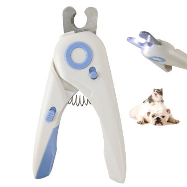 Imagem de Cortador de Unha Pet Gato Cachorro Cao Lixa de Unha Animal de Estimaçao Lanterna Luz Led Eficiente Confortavel Seguro Resistente
