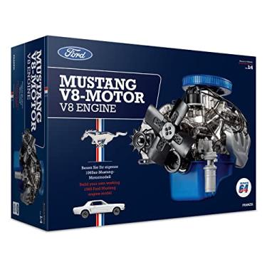 Imagem de Franzis Kit De Modelo De Motor Ford Mustang K-Code 289 V8 1965 Com Livro De Colecionador - Versão 2023 Atualizada