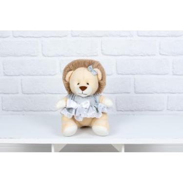Imagem de PELUCIA SAFARI LEÃO PROVENCE 22 CM/VESTIDO COM LESE (cinza liso)