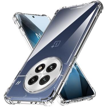 Imagem de Anoowkoa A capa de TPU projetada para OnePlus 13 é uma capa transparente à prova de choque de nível militar. Ultrafina à prova de quedas e ultraflexível. Capa de telefone