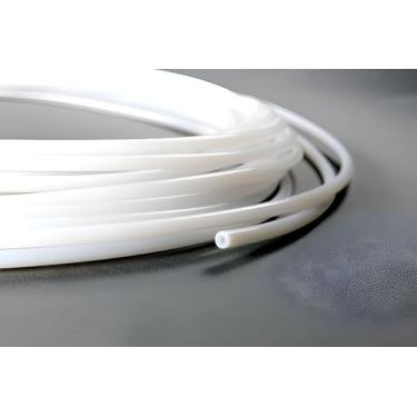 Imagem de Saint-Gobain TSPTFE-0250-031-50 Tubo de Versilon, ID de 1/10.2 cm, OD de 3/40.6 cm, 78.7 cm de espessura, 1,520 cm de comprimento, politetrafluoroetileno