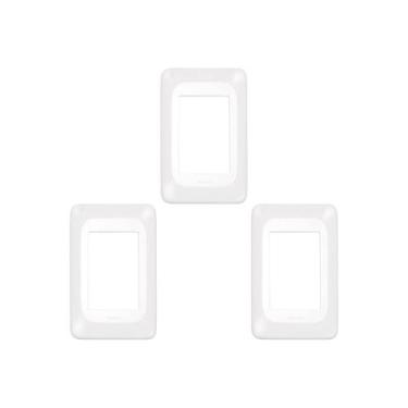 Imagem de Kit C/3 - Espelho Placa Pial Pop C/Suporte 4X2 3Int Lgp23...