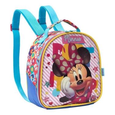 Imagem de LANCHEIRA ESCOLAR MINNIE PORTA LANCHES TÉRMICA COM ALÇA Rosa - XERYUS,