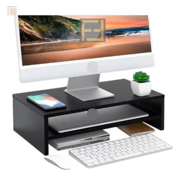 Imagem de Suporte Para Monitor Pc Notebook Laptop Em Mdf Barato - Inffinity, PRE