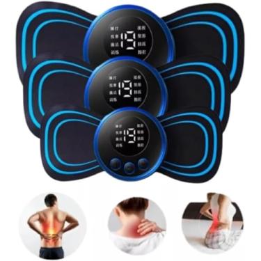 Imagem de Massageador Elétrico Portátil, Recarregável, para Dor Muscular, Pescoço, Pernas e Coluna