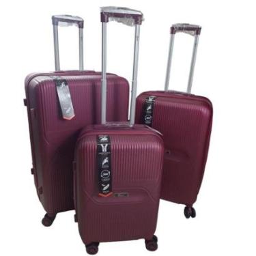 Imagem de Kit Mala de Viagem Della 3 Peças 10Kg 23Kg e 32Kg Tamanho:único;Cor:;Gênero:Unissex-Unissex