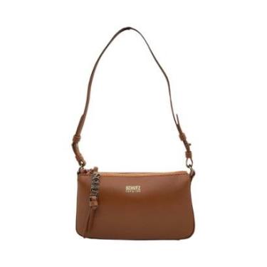 Imagem de Bolsa Feminina Schutz Tiracolo Alça Dupla Pequena Caramelo-Feminino