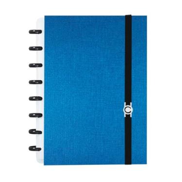 Imagem de Caderno Criativo Executivo Azul A4/A5 Disco Inteligente (Médio A5)
