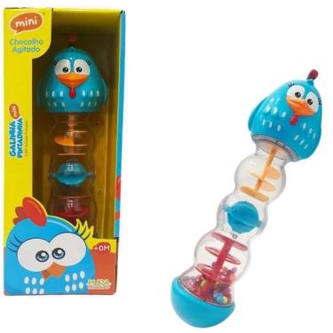 Imagem de Brinquedo para bebê Chocalho Agitado Galinha Pintadinha