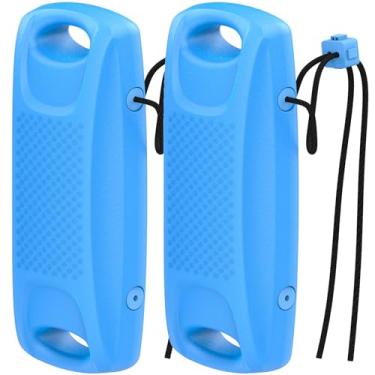 Imagem de DEDU Para-lamas de barco de 55 cm para ancoragem, para-choques de barco EVA atualizados portáteis com corda elástica de bloqueio integrado, para-choques de pontão, para-choque ideal para baixo, jet