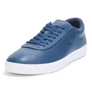 Imagem de Lacoste Tênis masculino Baseshot Evo, Azul-marinho e branco, 41