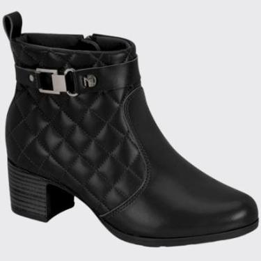 Imagem de Bota Feminina Cano Curto Modare Salto Bloco Médio 7072.112.29292-Feminino