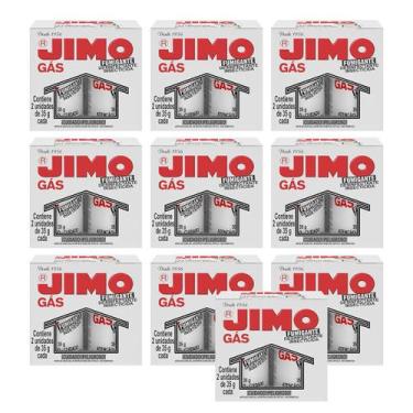 Imagem de Kit 10 Jimo Gás Fumigante Dedetizador Inseticida Estojo C/2