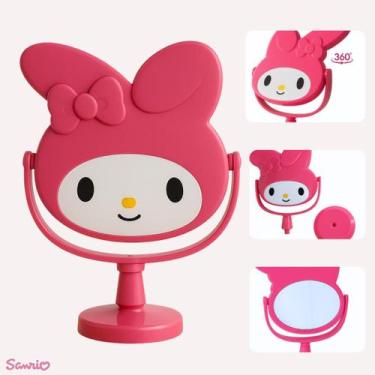 Imagem de Espelho de Maquiagem Com Suporte De Mesa Make My Melody - Sanrio