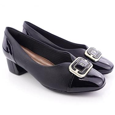 Imagem de Sapato Fem Piccadilly Joanete Preto 322036-2 Tamanho:38;Cor:Preto