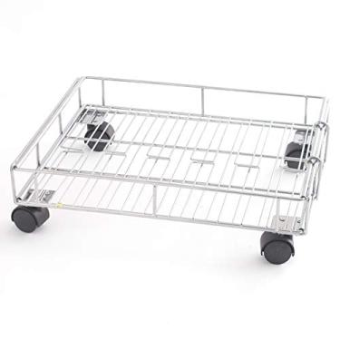 Imagem de Cesta de armazenamento de metal expansível para rolamento - Solução de armazenamento para casa e cozinha