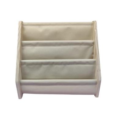 Imagem de Estante De Livro Infantil Montessoriano Mini - Emi Móveis, Tecido Cru