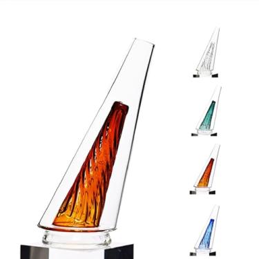 Imagem de Adequado para acessórios de vidro Pack Pro, peças de reposição, mini vasos de vidro colorido (marrom)