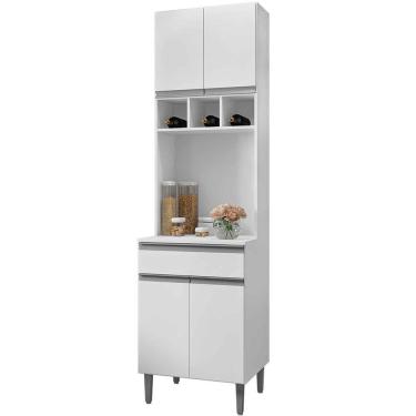 Imagem de Paneleiro Duplo Adriana 4 Portas Branco