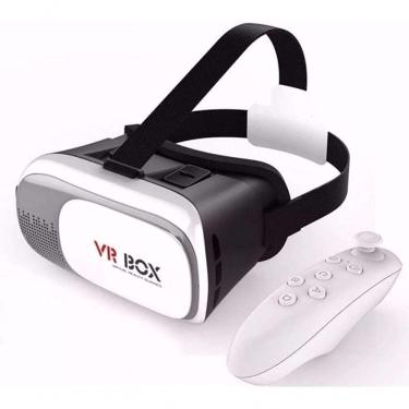 Imagem de Óculos Vr Box 2.0 Realidade Virtual 3D + Controle - Bluetooth
