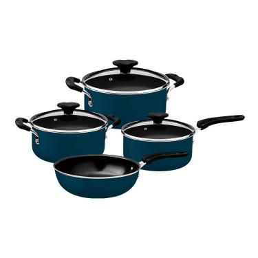 Imagem de Jogo De Panelas Tramontina Tunis 28799110 Azul Mediterrâneo