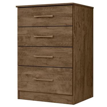 Imagem de Cômoda Gaveteiro Ms913 Castanho Wood - Moval