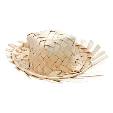 Imagem de Mini Chapéu de Palha Desfiado Festa Junina - 10 Unidades - Extra Festa